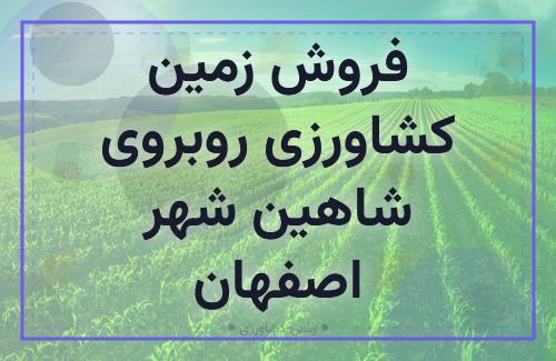 فروش زمین کشاورزی روبروی شاهین شهر اصفهان